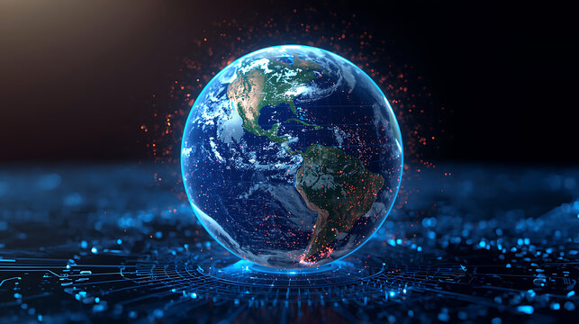 Digital earth: global network, data, and technology connectivity