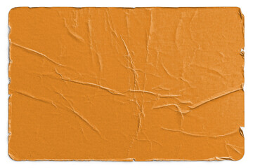 Orange Sticker with Damaged Edges © Custom Scene
