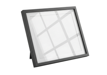 Close up of a grid of clear glass lenses in a dark frame