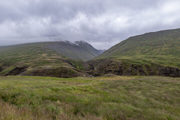 mountains and landscape in Iceland
