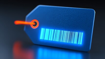 Barcodes layered on large identification code numerous identification marks form intricate digital design