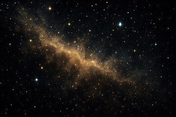 Stunning view of the Milky Way galaxy with countless stars in the night sky