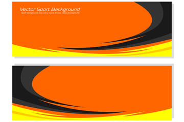 Orange background wrap livery design vector file eps 10 with printable file below EPS 10