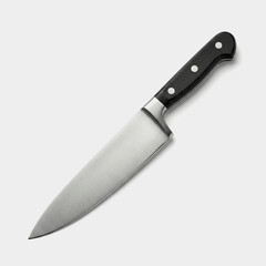  Professional Stainless Steel Chef Knife Isolated on White Background