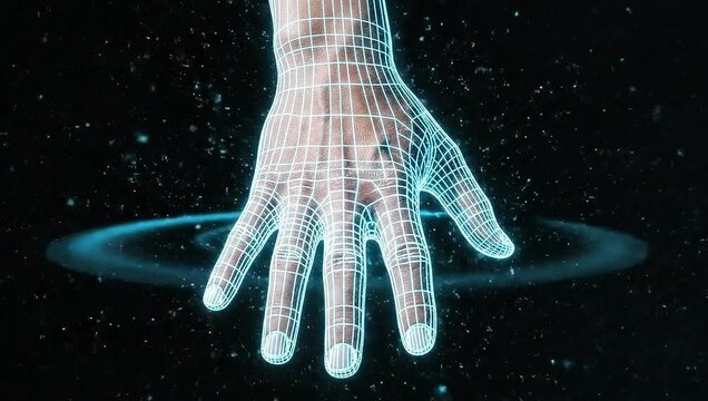 Financial downfall represented by a hand and a falling graph, symbolizing economic downturn and challenges in business performance with modern design