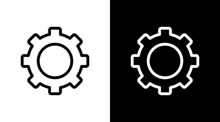 Settings With Icon Set Design