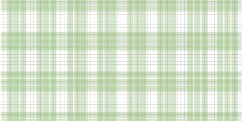 Soft Green and White Gingham Check Pattern