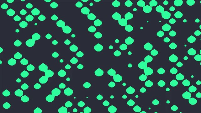 Gray green amorphous abstract video animation or background with rotation. Spots.
