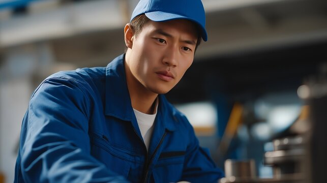 A pilot manufacturing operation testing hydrogen-powered machinery, engineers monitoring emissions data to validate next-generation carbon-neutral equipment — green industrial transformation,