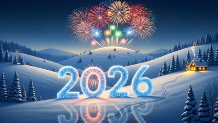 New Year 2026 Winter Celebration