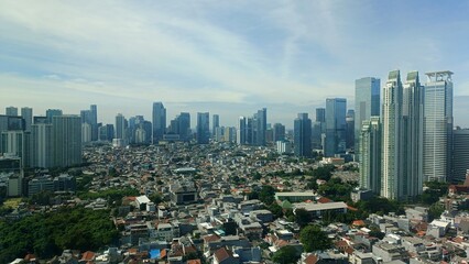 Jakarta, Indonesia &ndash; November 26, 025: A cityscape view of Indonesia capital city Jakarta