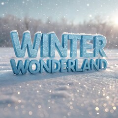 Capture the Magic of Winter with this Sparkling Wonderland Scene, Perfect for Holiday Greetings and Seasonal Promotions, Evoking Joy and Festive Cheer