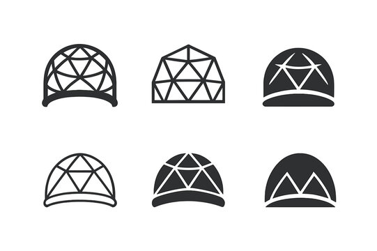 Diverse Architectural Logos. photographs of awe-inspiring architecture and design. Icon set. Set Logo of photographs of awe-inspiring architecture and design: