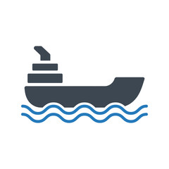 Cargo ship icon. Cruise, Ferry icon