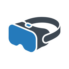 Virtual reality headset icon