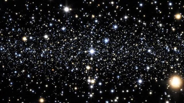 Dazzling stellar array cosmic canvas ablaze