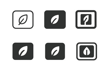 Healthy Meal Prep Logos. Healthy meal prep culture. Icon set. Set Logo of healthy meal prep culture: meal prep containers. harmonious logo variations of the