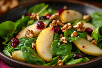 Fresh Greek salad with feta cheese, olives, cucumbers, tomatoes, and onions in a bowl, healthy summer food concept