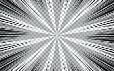 Comic explosion background. Vector illustration.