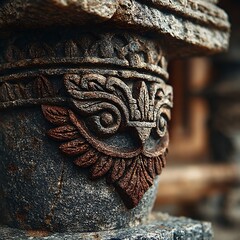 Traditional stone craftsmanship detail high resolution picture