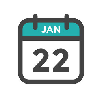 January 22 Calendar Day Calender Date for Deadline or Appointment