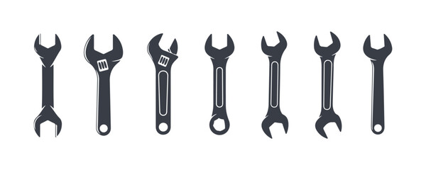 Wrench Icon set