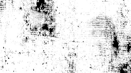 Fototapeta premium Abstract grunge overlay texture with distressed grain and halftone effects Vector, illustration