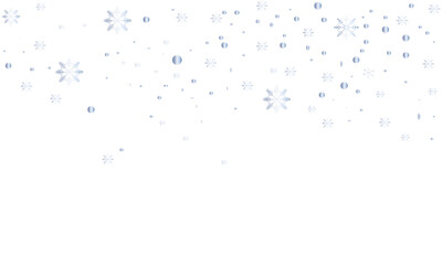 Snow snowfall snowflakes Pattern design. Minimal winter backdrop featuring scattered  snowflakes gently falling on a clean  background, ideal for seasonal designs and holiday themes.