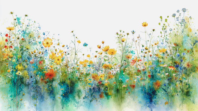 Elegant wedding invitation card background . Minimal hand painted watercolor Cosmos flowers texture template background. Design for wedding, vip cover, poster, rsvp moderncard.Valentine's Day

