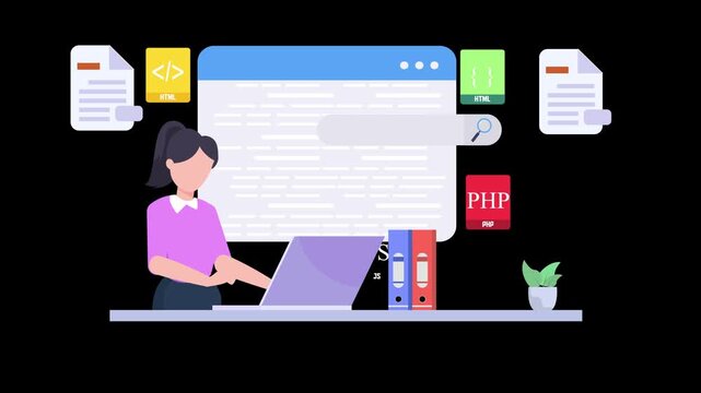 2D Web Development & Programming Illustration Animation 
