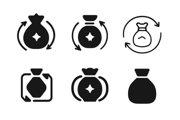 Cultural Artifacts Icon Set. The Exchange of Cultural Artifacts and Historical Items. Icon set. Set Logo of The Exchange of Cultural Artifacts and Historical