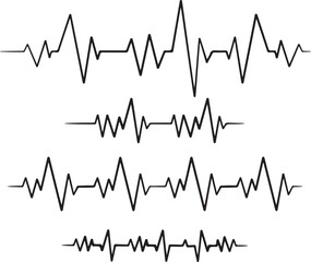 A green cardiogram line shows the medical wave rhythm of a healthy heartbeat on an ECG monitor
