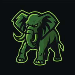Premium Elephant art illustration design