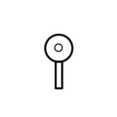 key isolated on white background