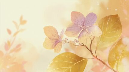 Elegant wedding invitation card background . Minimal hand painted watercolor Hydrangea flowers texture template background. Design for wedding, vip cover, poster, rsvp moderncard.Valentine's Day