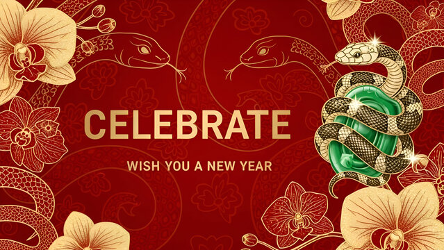 Decorative image for Chinese New Year 2026, displaying a red and gold horse with "2026 Happy Chinese New Year" text. The artwork evokes traditional Chinese motifs.

