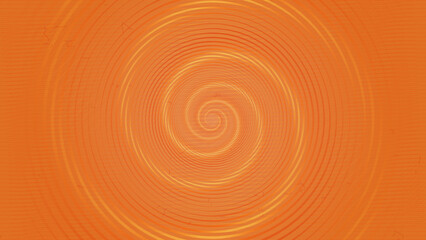 Spiral Radial Line Background | Orange Hypnotic Swirl for Posters & Banners