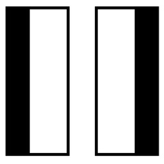 Y2K monochrome vector illustration with futuristic lines, sharp edges and clean transparent design. 