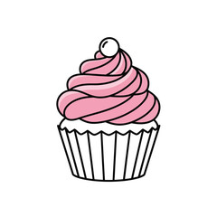 Cupcake vector