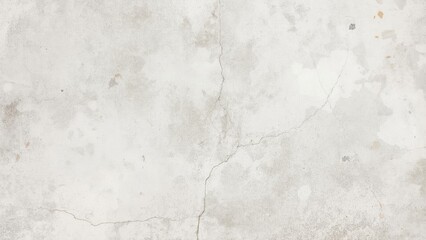 Naklejka premium Cracked and weathered concrete wall with subtle stains and textures.