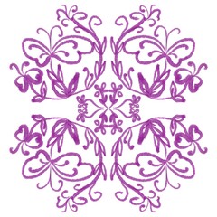 Abstract color background and copy space for text with flower