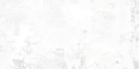 old newspaper background, blank grunge paper texture, dark news print pattern design with white grungy space for text, news backdrop