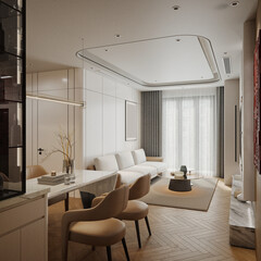 interior luxury apartment comfortable suit lounge
