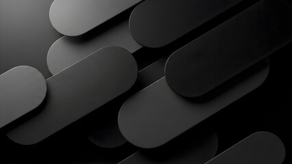 Abstract dark geometric layered shapes minimalist background design