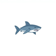 Obraz premium Shark Cartoon Design Very Cool