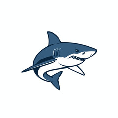Shark Cartoon Design Very Cool
