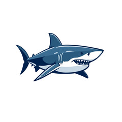 Shark Cartoon Design Very Cool