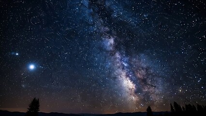 Fototapeta premium starry night sky