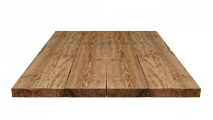 Wooden table surface with natural grain and texture. Solid wood material. Rustic and warm aesthetic. The concept of wooden furniture or tabletop design.