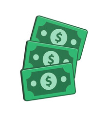 3D Stacked Dollar Bills. Perfect for Business, Finance and Money related Projects. Social Media Promotions and Posts.